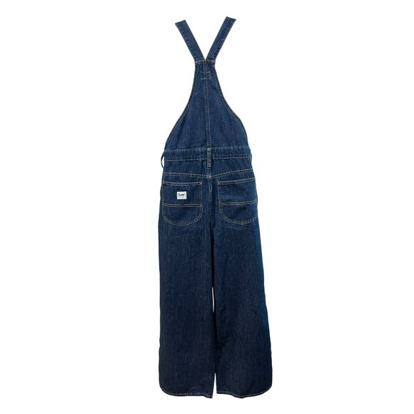 Lee Workwear Womens Denim Overalls XS Medium Wide Leg - Relaxed Fit 100% Cotton - Picture 3 of 9